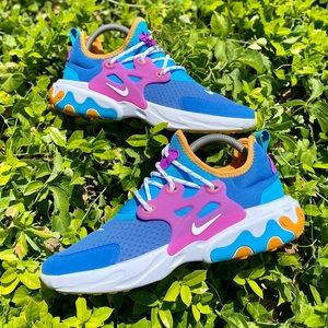Nike React Presto Mountain Blue/White Athletic Shoes